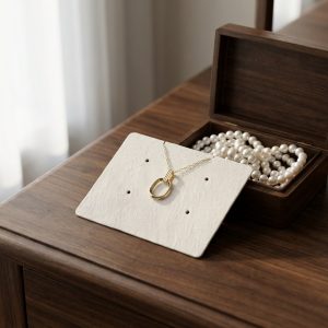 方圓造型活動項鍊-金