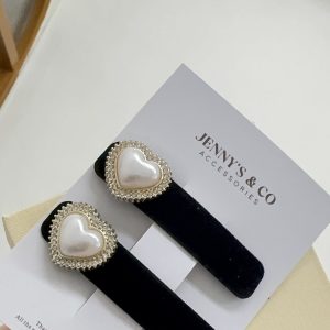 韓版珍珠絨BB夾(一對)