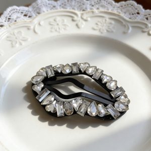 韓版寶石超閃波浪BB側夾