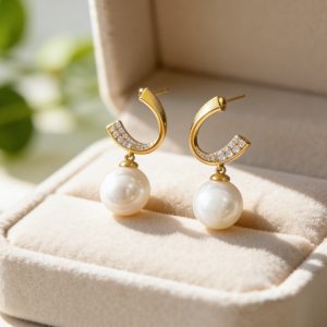 法式輕奢珍珠 耳飾